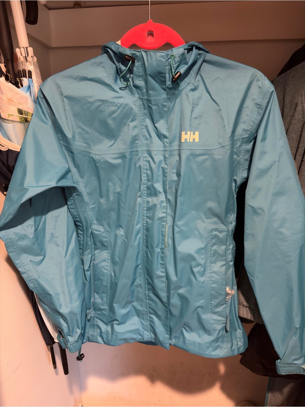 Helly Hansen Loke Hiking Shell Hooded Waterproof Windbreaker, XS